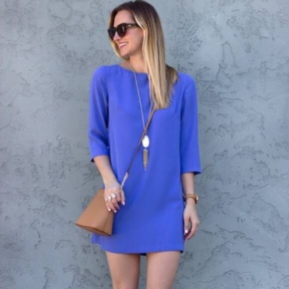 Nordstrom Blue/periwinkle dress NWT Size L